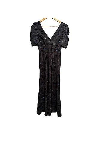 Banana Republic Matte Silk Maxi Dress Cocktail Dress (view 2)