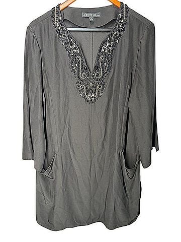 Lafayette 148 New York 3/4 Sleeve Blouse (view 1)