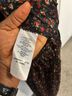 Sandro 100% Viscose Floral Black Red Green Casual Dress Size 6 - photo 4