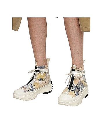 Converse Run Star High Top Washed Florals Sneakers (view 1)