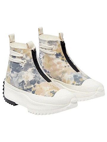 Converse Run Star High Top Washed Florals Sneakers (view 2)