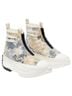 Converse Floral Multi Color Ivory Tan Sneakers Size 6 1/2 - photo 2