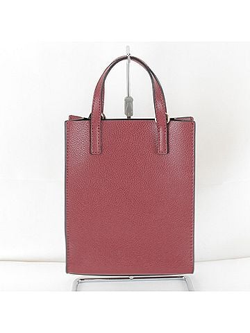 Marc Jacobs MARC JACOBS 2-way bag, shoulder leather, wine red, women's. (view 2)