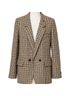 Anne Klein II Houndstooth Brown Blazer Size 6 - photo 1
