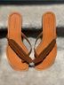 Coach 100% Leather Brown Tan Sandals Size 7 - photo 4