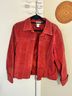 Coldwater Creek 100% Leather 100% Polyester Red Leather Jacket Size XL - photo 4
