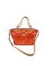Coach 100% Patent Leather Print Orange Leather Shoulder Bag One size - photo 1