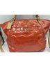 Coach 100% Patent Leather Print Orange Leather Shoulder Bag One size - photo 3