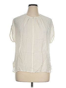 J.Crew Collection J.Crew Collection Short Sleeve Silk Top (view 1)