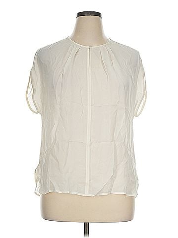 J.Crew Collection J.Crew Collection Short Sleeve Silk Top (view 1)