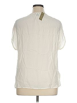 J.Crew Collection J.Crew Collection Short Sleeve Silk Top (view 2)