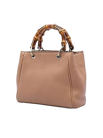 Gucci Mini Calfskin Bamboo Shopper Satchel (view 2)