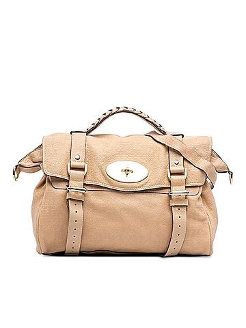 Mulberry Textured Calfskin Alexa Satchel (view 1)