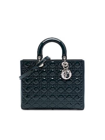 Dior Large Patent Cannage Lady Dior (view 1)