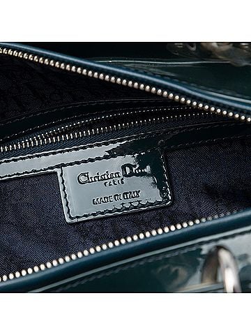 Dior Large Patent Cannage Lady Dior (view 2)