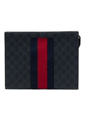 Gucci GG Supreme Web Clutch (view 1)