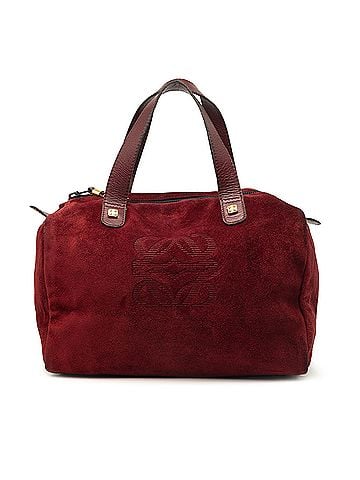 Loewe Suede Anagram Boston Bag (view 1)