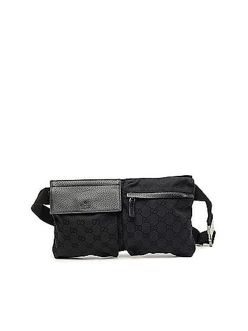 Gucci GG Canvas Double Pocket Belt Bag (view 1)