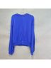 Free People Solid Blue Pullover Sweater Size XS - photo 4