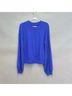 Free People Solid Blue Pullover Sweater Size XS - photo 3