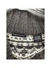 Moda International Fair Isle Gray Black White Pullover Sweater Size S - photo 2