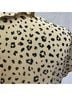 Aritzia 100% Polyester Leopard Print Tan Black Casual Dress Size 8 - photo 10