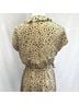 Aritzia 100% Polyester Leopard Print Tan Black Casual Dress Size 8 - photo 9