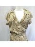 Aritzia 100% Polyester Leopard Print Tan Black Casual Dress Size 8 - photo 4