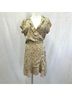 Aritzia 100% Polyester Leopard Print Tan Black Casual Dress Size 8 - photo 12