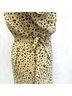 Aritzia 100% Polyester Leopard Print Tan Black Casual Dress Size 8 - photo 13