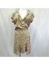 Aritzia 100% Polyester Leopard Print Tan Black Casual Dress Size 8 - photo 3