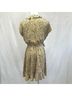 Aritzia 100% Polyester Leopard Print Tan Black Casual Dress Size 8 - photo 8