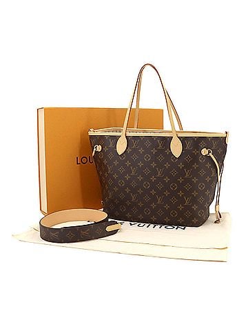 Louis Vuitton Louis Vuitton Neverfull Inside Out MM Monogram Tote Shoulder Handbag Sand M28407 (view 1)