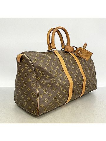 Louis Vuitton Louis Vuitton Bags - Boston Monogram Keepall 45 M41428 Brown Men's &amp; Women's (view 2)