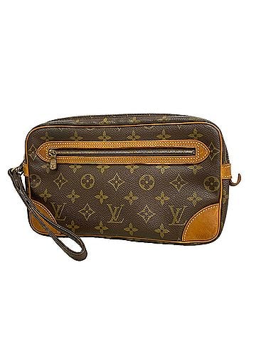 Louis Vuitton Louis Vuitton Monogram Marly Dragonne GM Clutch Bag M51825 Brown Men's (view 1)