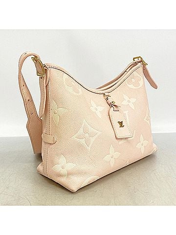 Louis Vuitton Louis Vuitton Monogram Empreinte Bicolor Carryall Zip PM Shoulder Bag M14209 Pink White Women's (view 2)
