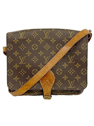 Louis Vuitton Louis Vuitton Monogram Cartouchiere GM Shoulder Bag M51252 Brown Women's (view 1)