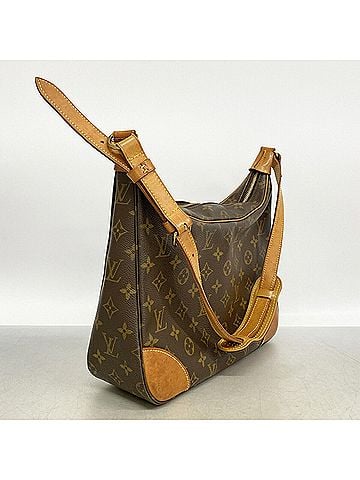 Louis Vuitton Louis Vuitton Monogram Boulogne 30 Shoulder Bag M51265 Brown Women's (view 2)