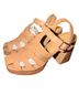 Crown Vintage Tan Heels Size 11 - photo 1