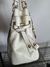 Coach 100% Patent Leather Ivory Leather Satchel One size - photo 6