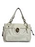 Coach 100% Patent Leather Ivory Leather Satchel One size - photo 1
