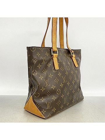 Louis Vuitton Louis Vuitton Monogram Cabas Piano Tote Bag M51148 Brown Women's (view 2)