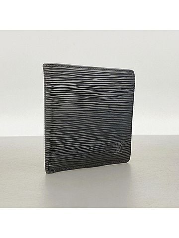 Louis Vuitton Louis Vuitton Epi Leather Wallet Portefeuille Cartes Crédit Monnaie M63542 Noir Men's (view 2)
