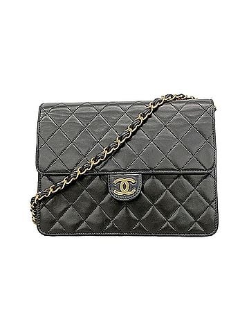 Chanel Chanel Matelassé Chain Shoulder Bag, Lambskin, Black, Women's (view 1)