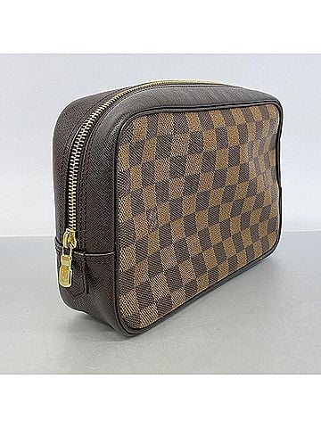 Louis Vuitton Louis Vuitton Damier Toilette Bag/Pouch N47623 Ebene Women's (view 2)