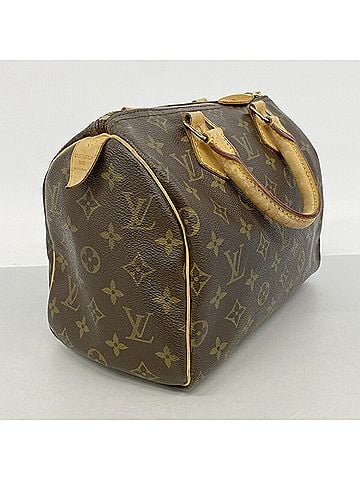 Louis Vuitton Louis Vuitton Monogram Speedy 25 Handbag M41109 Brown Women's (view 2)