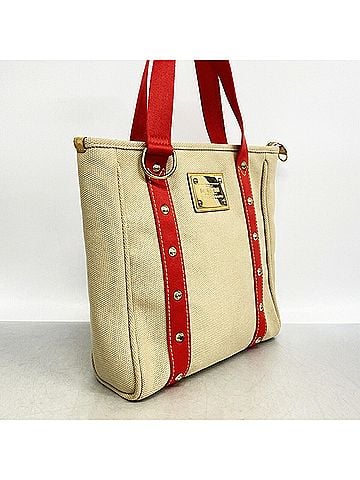 Louis Vuitton Louis Vuitton Antigua Cabas MM Tote Bag M40035 Beige (Women's) (view 2)