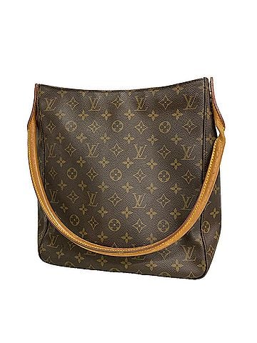 Louis Vuitton Louis Vuitton Monogram Looping GM Shoulder Bag M51145 Brown (Women's) (view 1)