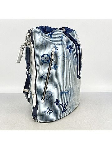 Louis Vuitton Louis Vuitton Monogram Watercolor Sac Marin Shoulder Bag M57838 Blue Men's (view 2)