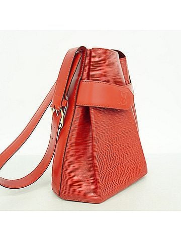 Louis Vuitton Louis Vuitton Epi Sac Depaule PM Shoulder Bag M80207 Castilian Red Women's (view 2)